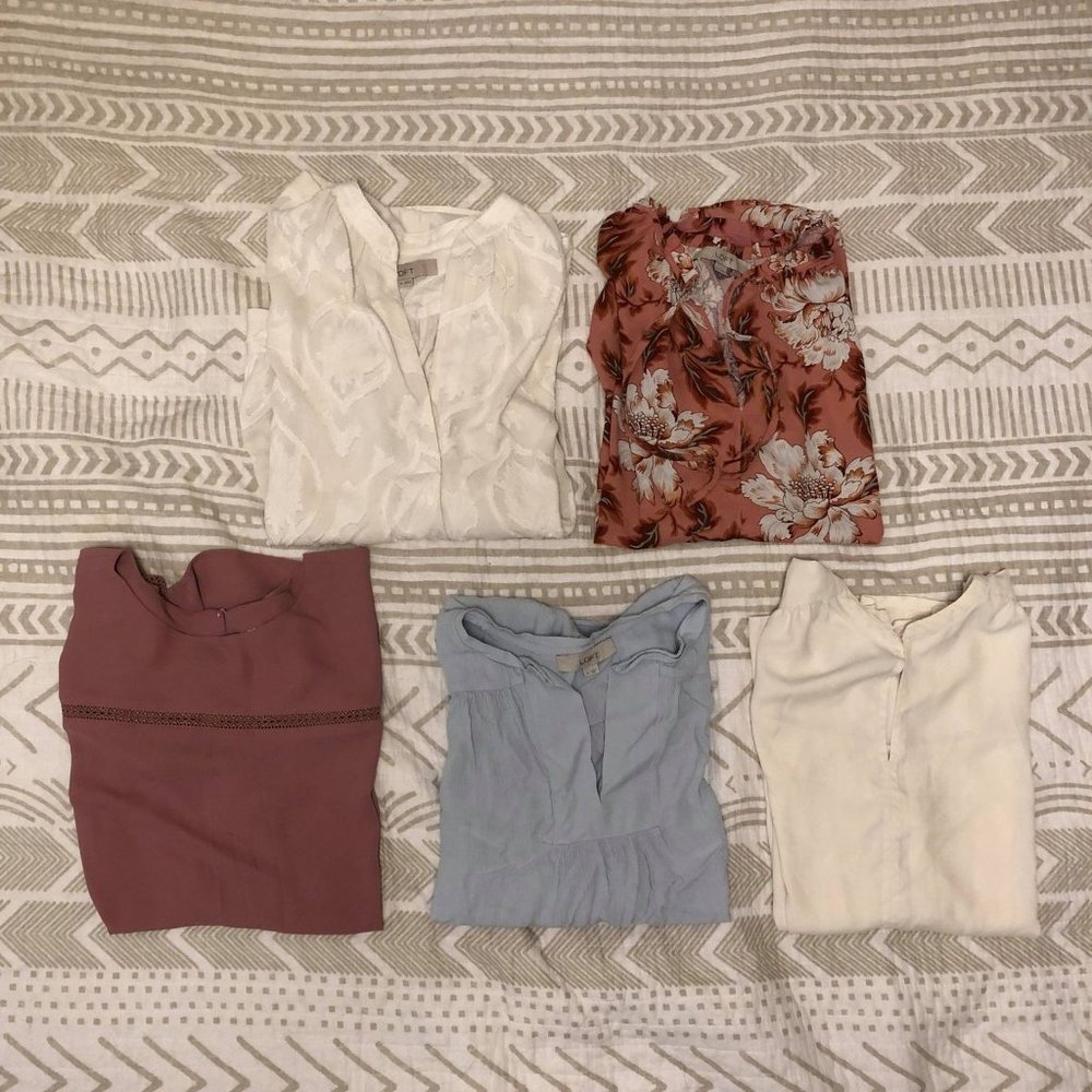 5 XL LOFT Blouses - Bundle